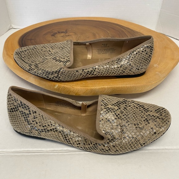 H&M Faux Snakeskin Flats